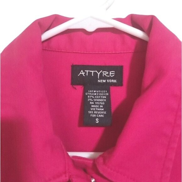 Attyre New York Women's Size Small Pink Flamboyant and Feminine Jacket NWOT - Picture 5 of 12